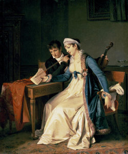 Marguerite Gerard - The Music Lesson