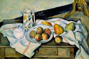 Paul Cezanne - Still Life of Peaches and Pears