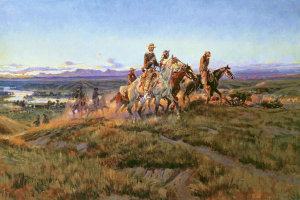 Charles M. Russell - Men of the Open Range