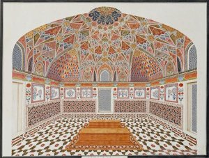 Agra School - Interior of The Tomb of Etahmadowlah