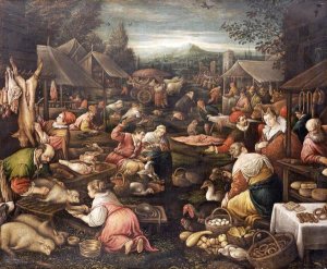 Jacopo Bassano - A Country Market