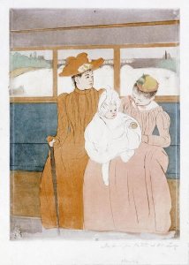 Mary Cassatt - In The Omnibus