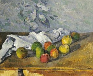 Paul Cezanne - Apples and a Napkin