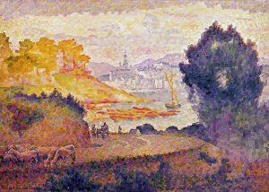 Henri Edmond Cross - A View of Menton