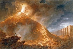 Francesco Fidanza - The Eruption of Vesuvius, 1768