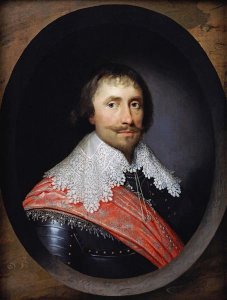 Cornelius Johnson - Portrait of Robert De Vere, The 19th Earl of Oxford