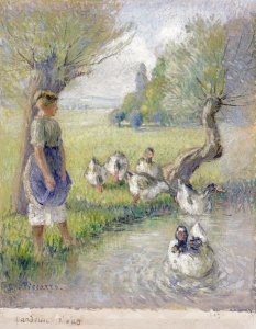Camille Pissarro - The Goose Girl