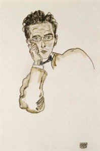 Egon Schiele - Portrait of The Art Dealer Paul Wengraf