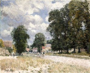 Alfred Sisley - The Road To Marly-Le-Roi
