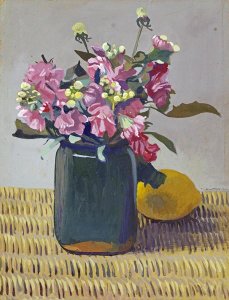Felix Vallotton - A Bouquet OF Flowers and a Lemon