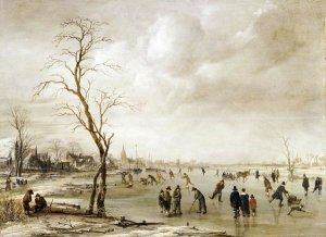 Aert Van Der Neer - A Winter Landscape