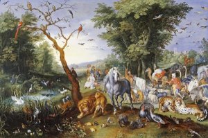 Jan Brueghel the Younger - Animals Entering Noah's Ark