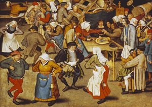 Pieter Bruegel the Elder - The Indoor Wedding Dance