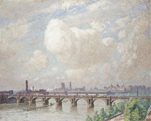Emile Claus - Waterloo Bridge