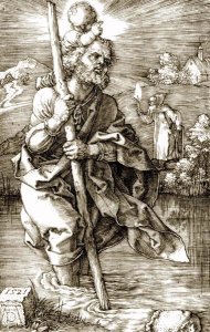 Albrecht Durer - Saint Christopher Facing Right