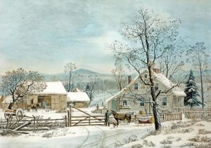 GH Durie - New England Winter Scene
