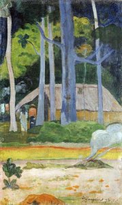 Paul Gauguin - Hut In The Trees