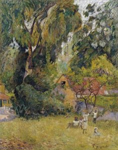 Paul Gauguin - Huts Under The Trees