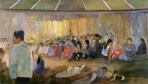 Paul Gauguin - La Maison Des Chants Te Fare Hymenee