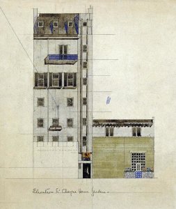 Charles Rennie Mackintosh - London, Elevation of Proposed Studio, 1920