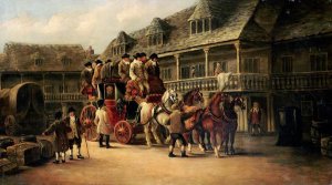 John Charles Maggs - Boarding The Coach To London