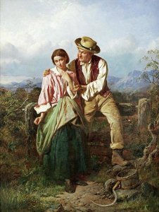 William Henry Midwood - Rustic Courtship