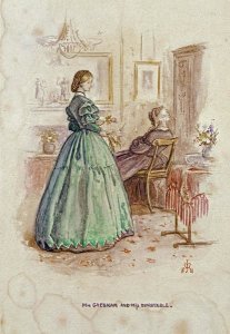John Everett Millais - Mrs. Gresham and Miss Dunstable