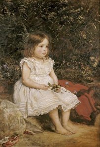 John Everett Millais - Portrait of Eveline Lees As a Child