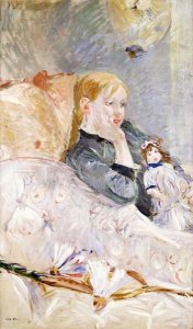 Berthe Morisot - Young Girl With a Puppet