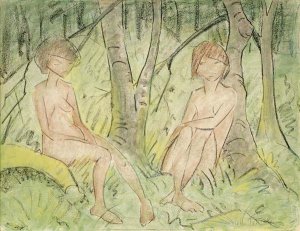 Otto Mueller - Two Women In The Forest