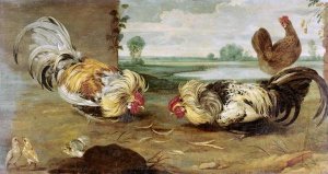 Frans Snyders - A Cock Fight