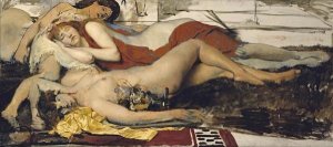 Sir Lawrence Alma Tadema - Exhausted Maenides