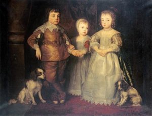 Sir Anthony Van Dyck - The Children of King Charles I