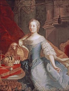 Johann Gottfried Auerbach - Empress Maria-Theresa