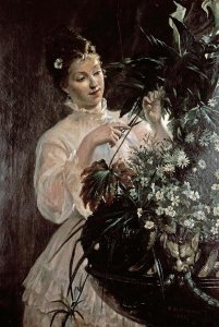 E. Blanc-Garin - Arranging Flowers