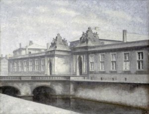 Vilhelm Hammershoi - The Marmorbroen, Christiansborg Palace, Copenhagen