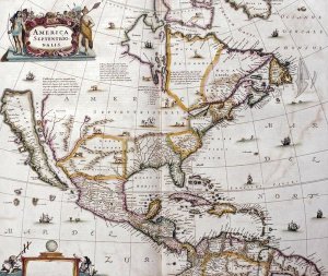 Joannes Janssonius - Map of North America, 1641