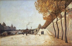 Henri Linguet - A View of The Conciergerie, Paris
