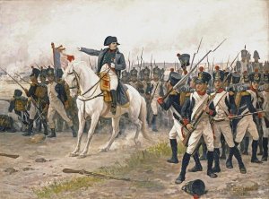 Edouard-Bernard-Debat Ponsan - Napoleon at The Battle of Friedland