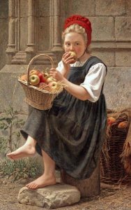 Charles-Victor Thirion - The Apple Girl