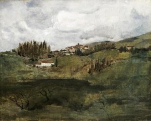 John Henry Twachtman - Tuscan Landscape