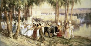 Frederick Arthur Bridgman - Egyptian Procession