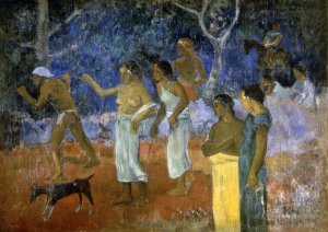 Paul Gauguin - A Scene From a Tahitian's Life