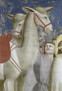 Giotto - Adoration of The Magi - Detail