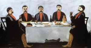 Niko Pirosmanasvili - A Feast of Five Princes