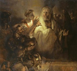 Rembrandt Van Rijn - Denial of St Peter