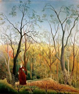 Henri Rousseau - A Stroll in the Woods