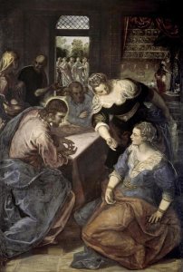 Jacopo Tintoretto - Christ In The House of Mary & Martha