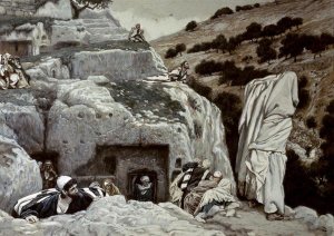 James Tissot - Apostles Hiding In The Valley of Hinnom