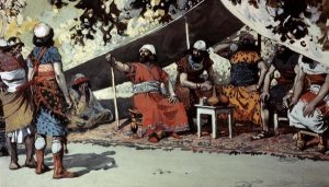 James Tissot - Ben-Hadad and The Kings Drinking In The Tent